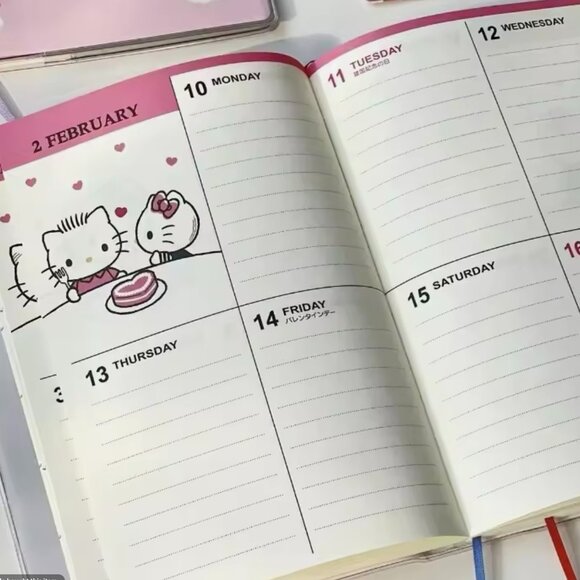 2025 Hello Kitty A5 Planner: Your Year, Your Way - Picture 2 of 5